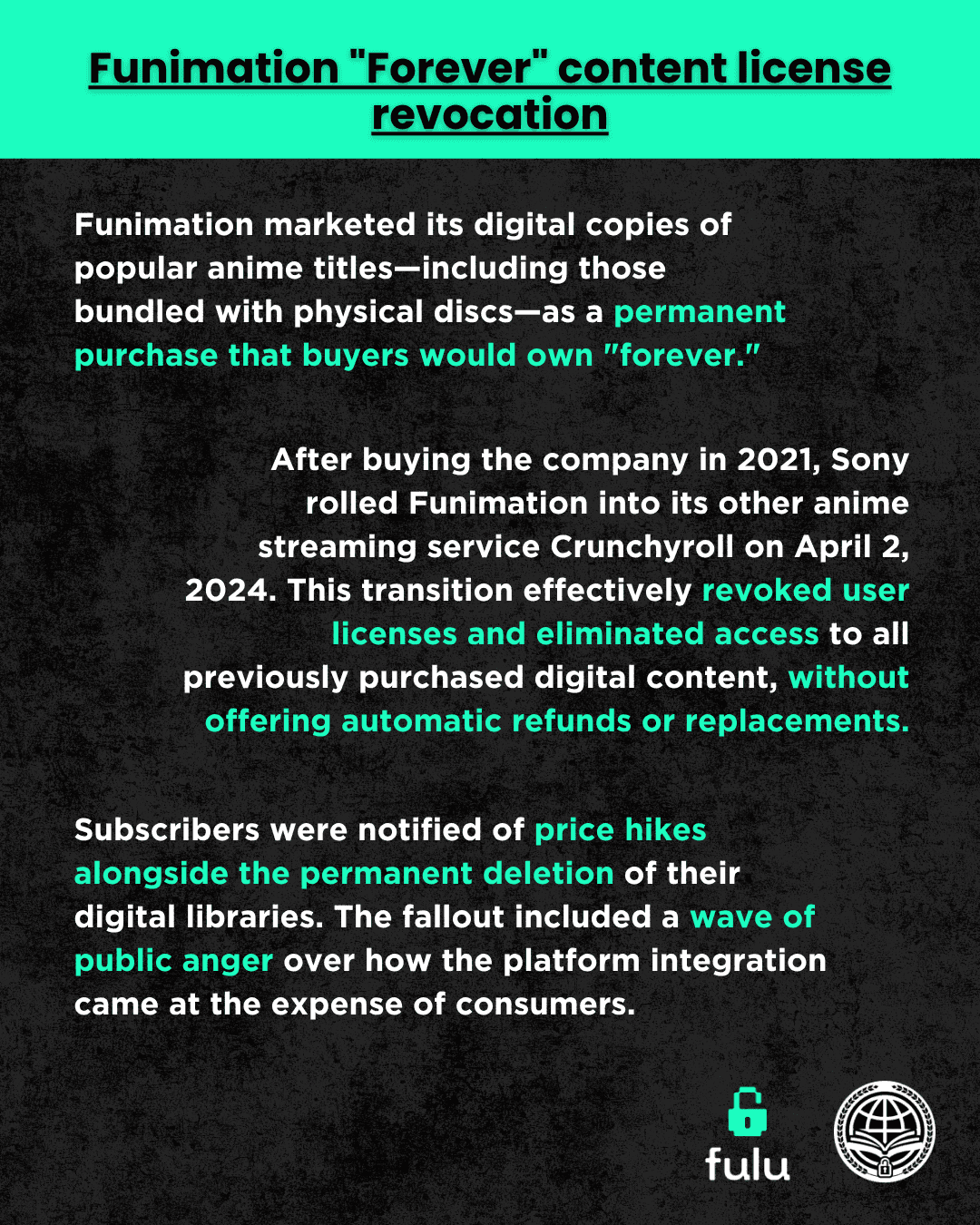 Funimation, slide 2 of the Instagram post