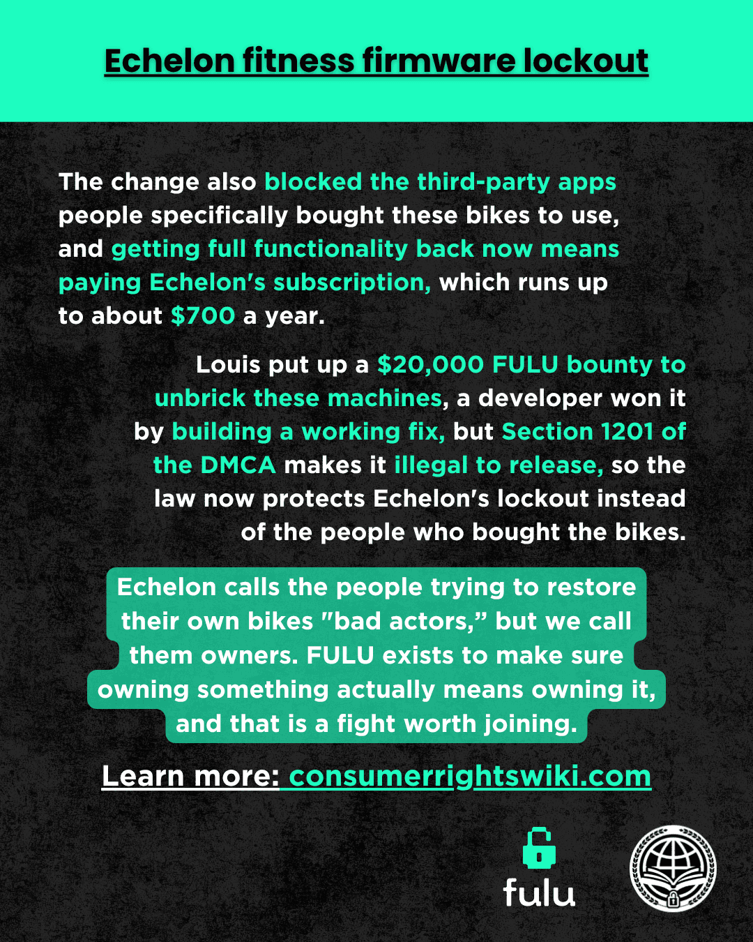 Echelon, slide 3 of the Instagram post
